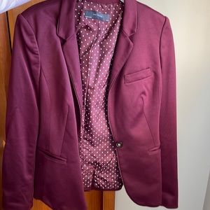 Burgundy Blazer, Size M from the Limited. Like new, dry cleaned.